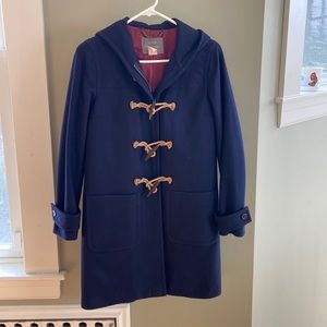 Navy J. Crew coat in 00